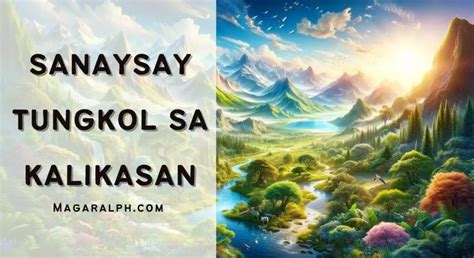 masaganang kalikasan drawing|Sanaysay Tungkol sa Kalikasan (6 Sanaysay) — MagaralPH.